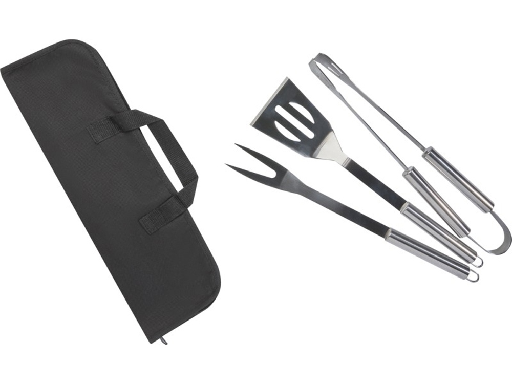 Barcabo Набор для барбекю из 3 предметов, серебристый-3