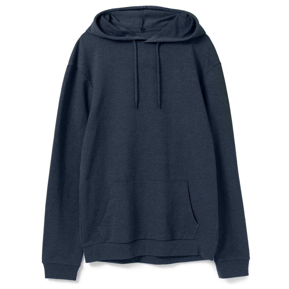 Толстовка с капюшоном унисекс Hoodie, синий меланж-1