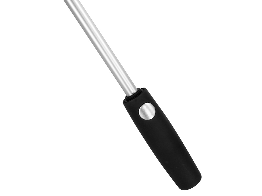 Зонт-трость 7560 Alu с деталями из прочного алюминия, полуавтомат, черный-5