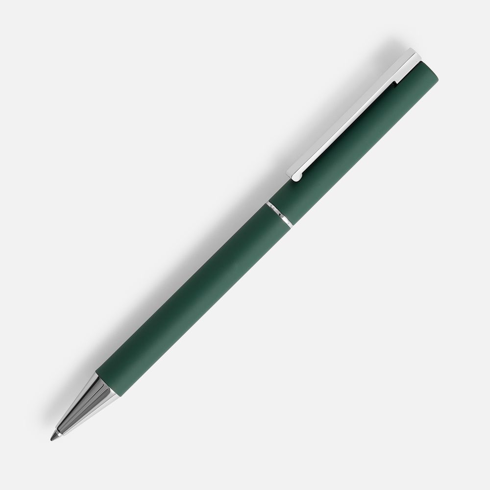 Ручка шариковая Blade Soft Touch, зеленая-0