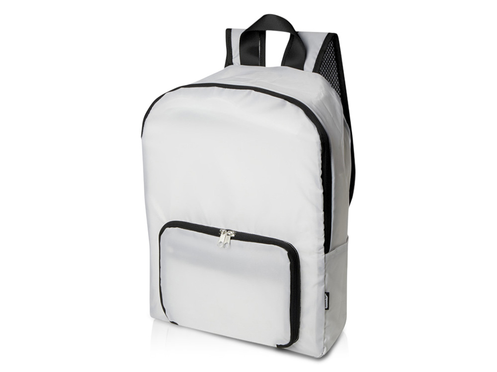 Складной рюкзак EcoFold объемом 15 л из переработанного ПЭТ-пластика - Белый-0