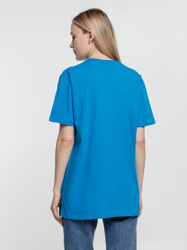 Футболка унисекс T-Bolka 160, бирюзовая-4