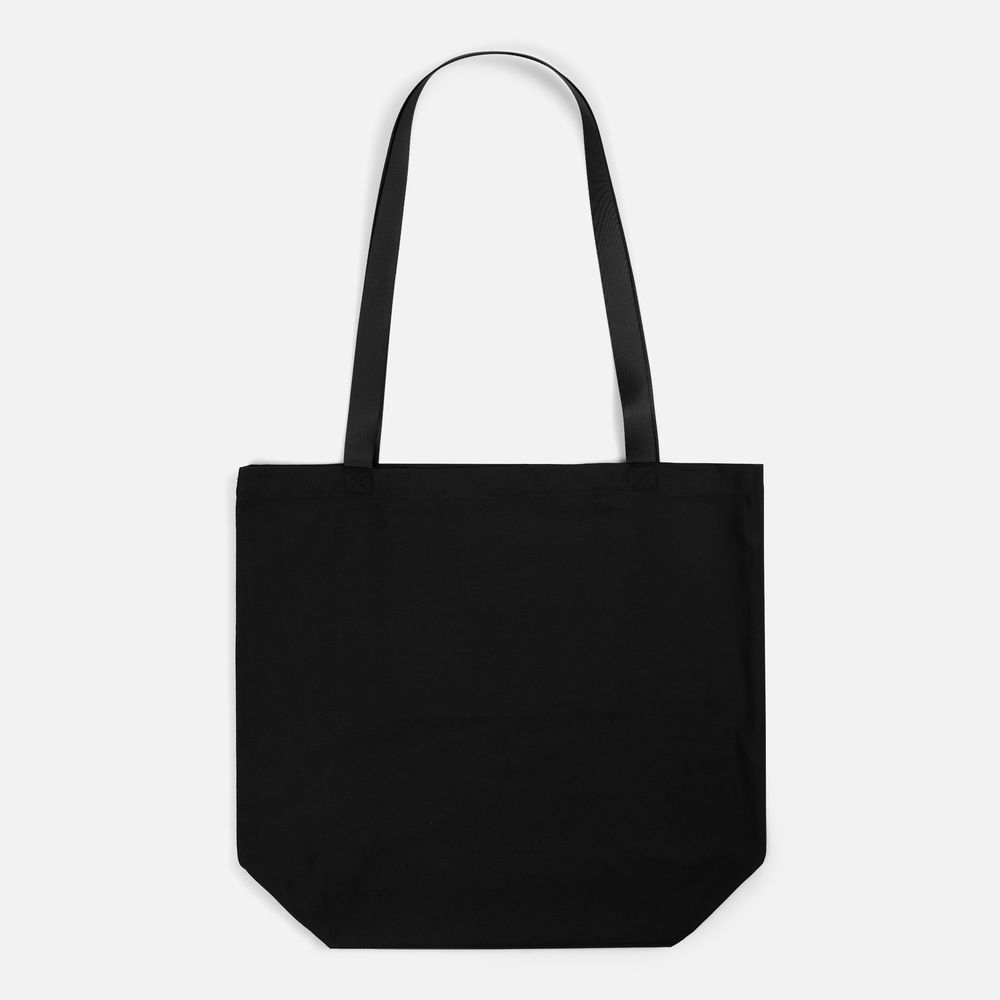 Шопер B5, черный с черными ручками-1