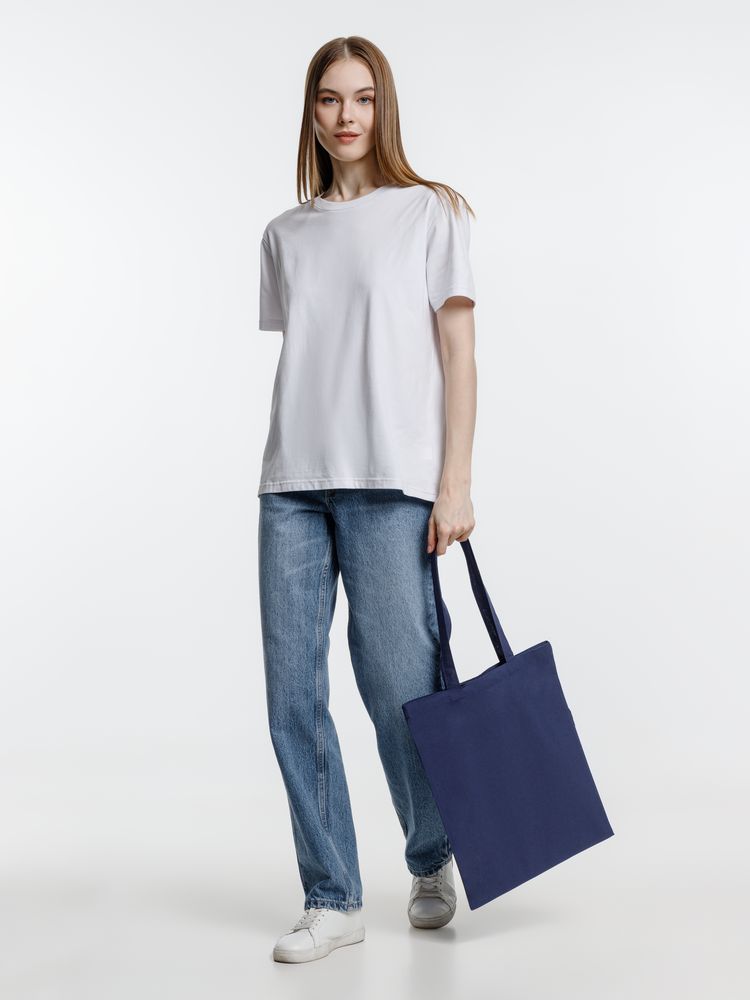 Холщовая сумка Neat 140, синяя-3