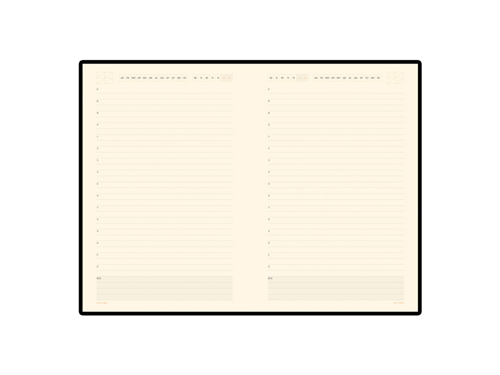 Ежедневник А5 недатированный Monaco, темно-синий-1