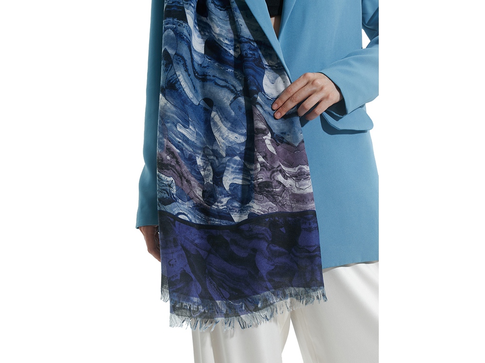 Шарф/ Палантин Уральский хребет-6