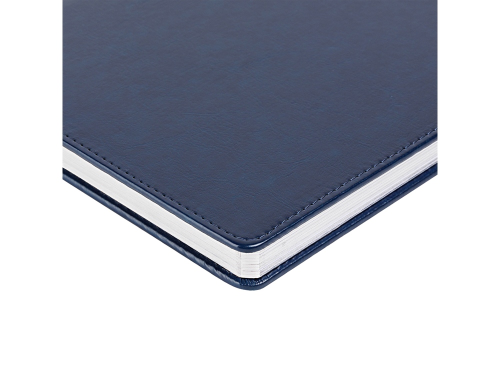 Ежедневник недатированный А4 Sidney Nebraska, синий (серебряный обрез)-2