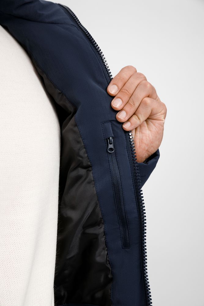 Куртка-парка унисекс Sfera, темно-синяя-14