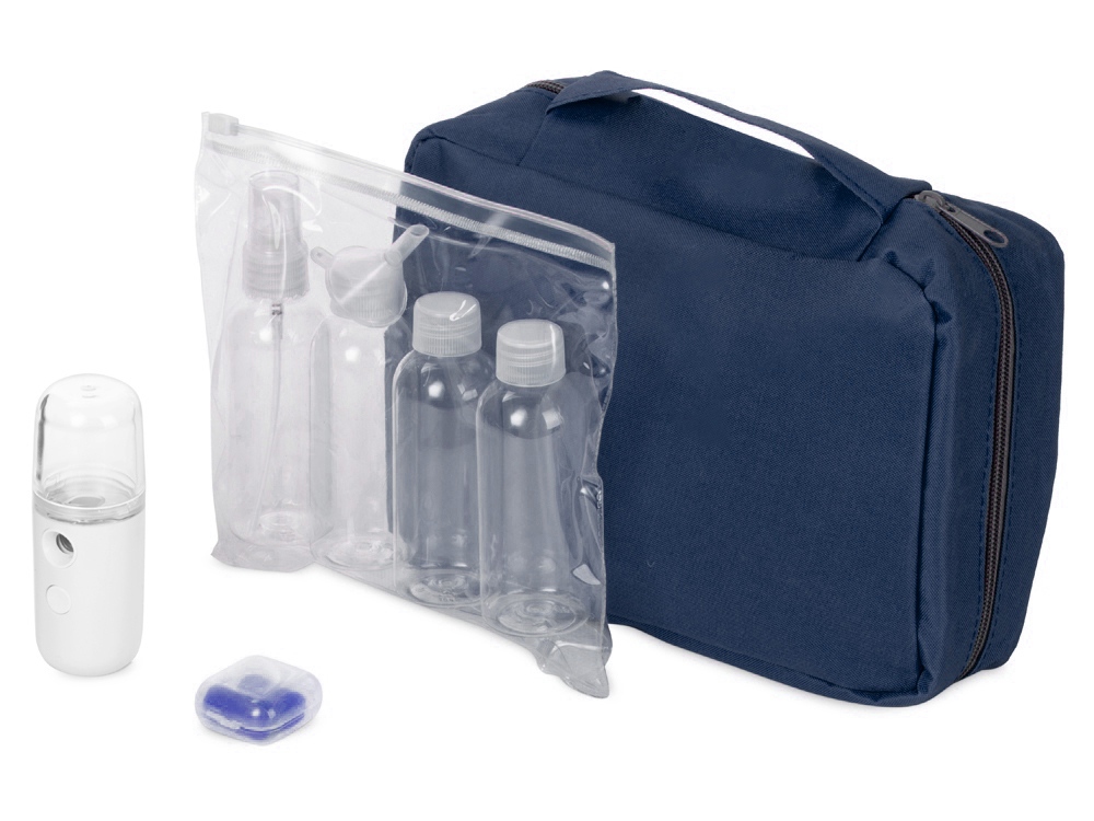 Набор для путешествий Fly away, темно-синий-0