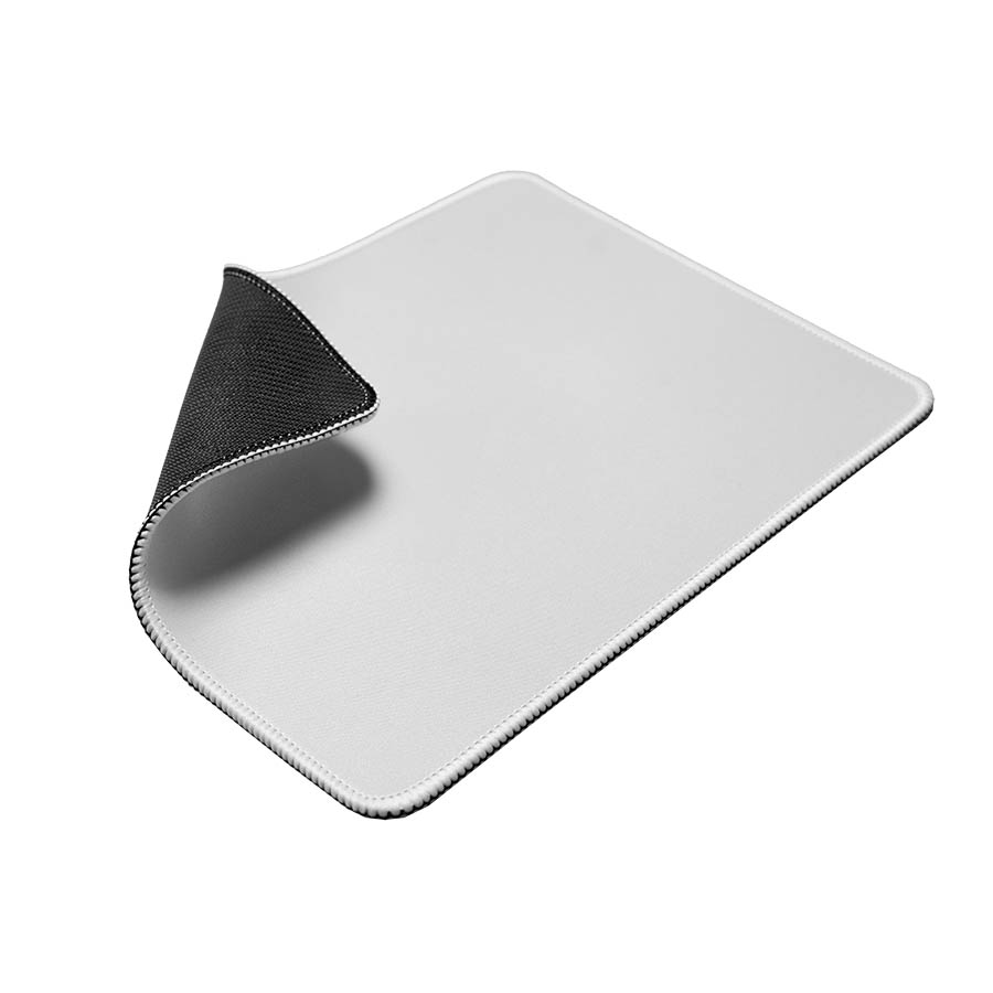 Коврик для мыши GLIDE S, 26*21*0,3см, прошитый край, белый, белый-0