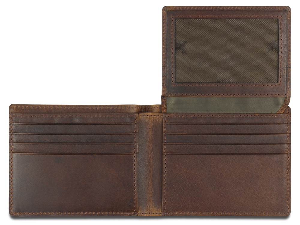 Портмоне Mano Don Leon, натуральная кожа в коричневом цвете, 11 х 8,6 см-3