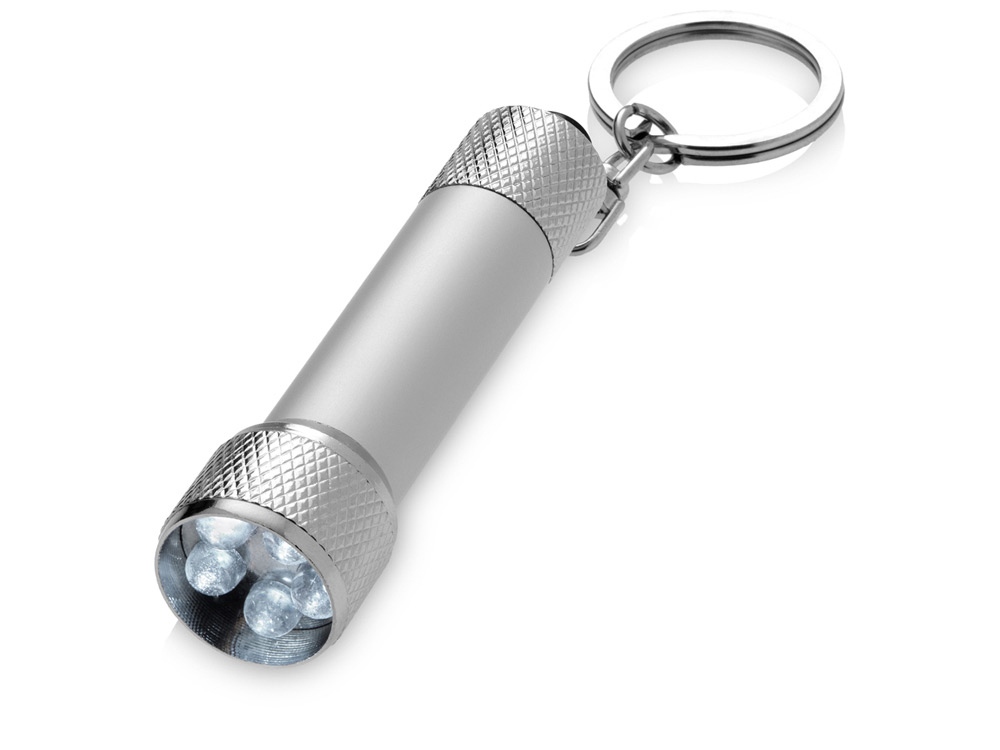 Брелок-фонарик Draconum, серебристый-0