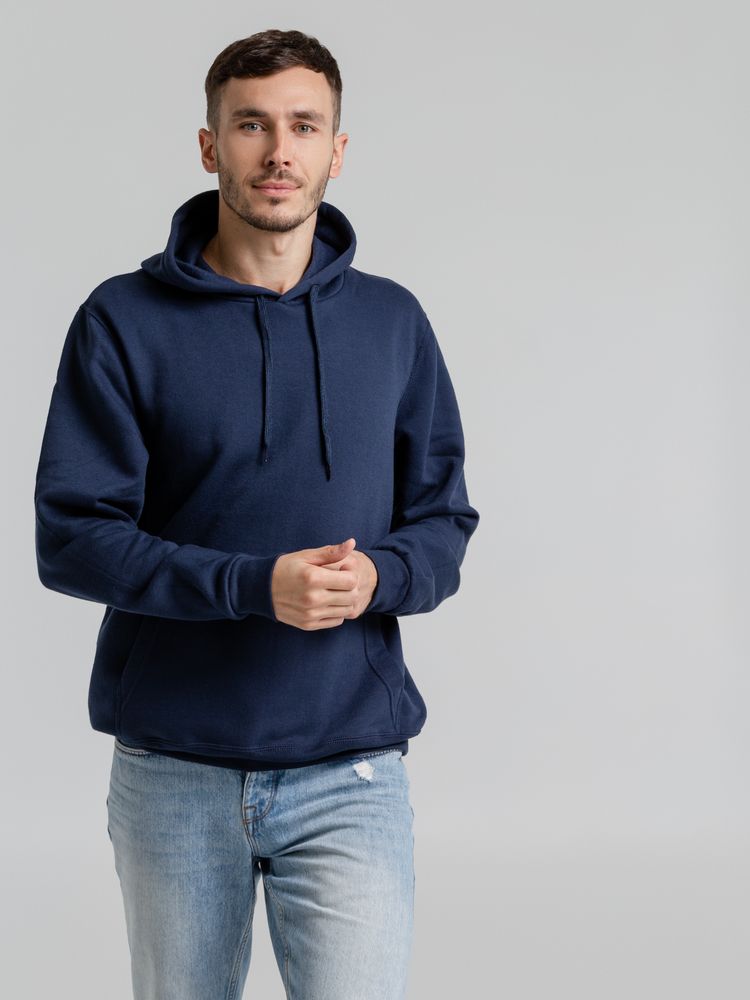 Толстовка с капюшоном Snake II темно-синяя-5