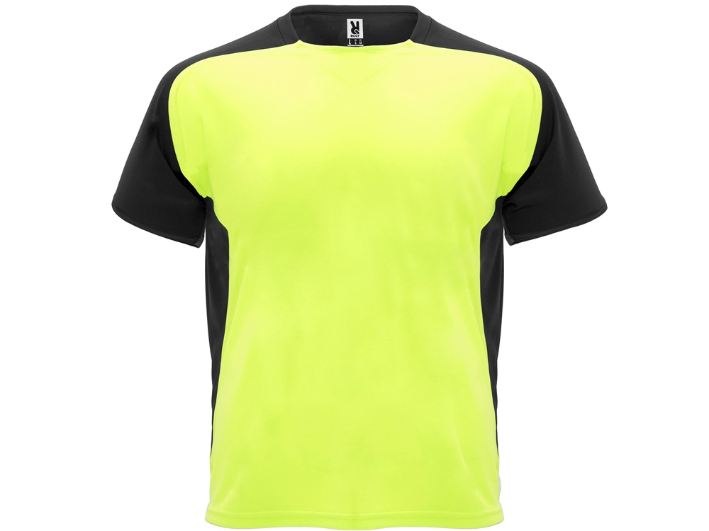 Футболка Bugatti мужская, неоновый желтый/черный-0