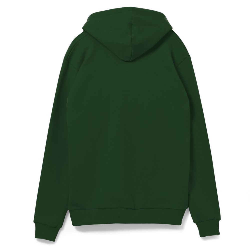 Толстовка на молнии с капюшоном Siverga 2.0, темно-зеленая-2