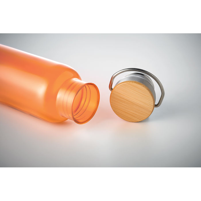 Бутылка 800мл. Бамбуковый топ, прозрачно-оранжевый-2