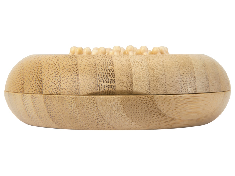 Расческа с зеркалом из бамбука Daisy, натуральный-4