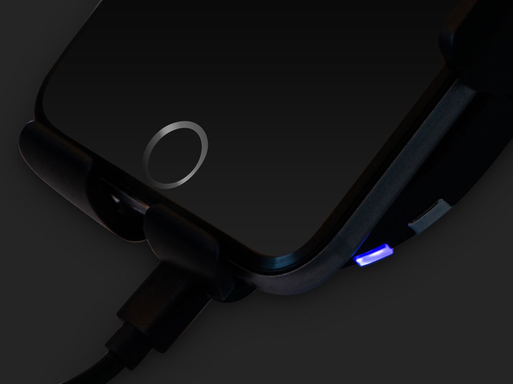 Автомобильное беспроводное зарядное устройство с датчиком OptIQ Lite, 15 Вт, черный-5