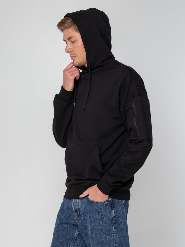 Худи унисекс Hand Some, черное-7