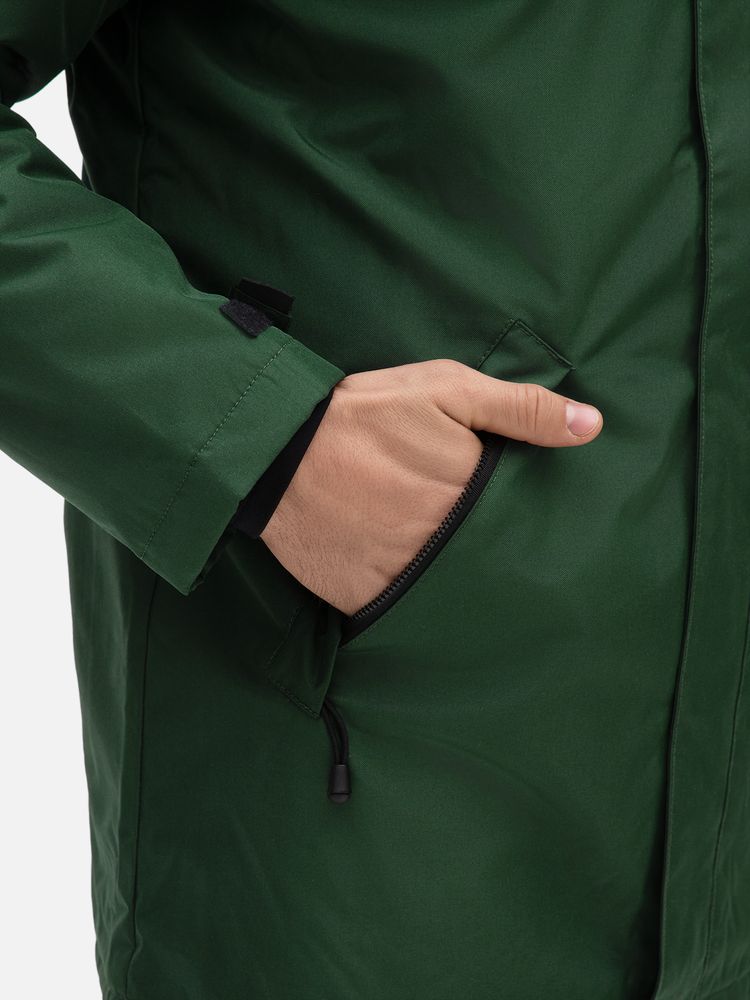 Куртка на стеганой подкладке Robyn, темно-зеленая-4