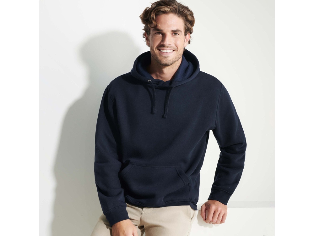Толстовка с капюшоном Capucha мужская, нэйви-4