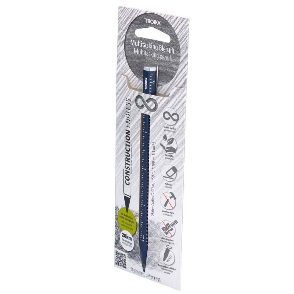 Вечный карандаш Construction Endless, темно-синий-2