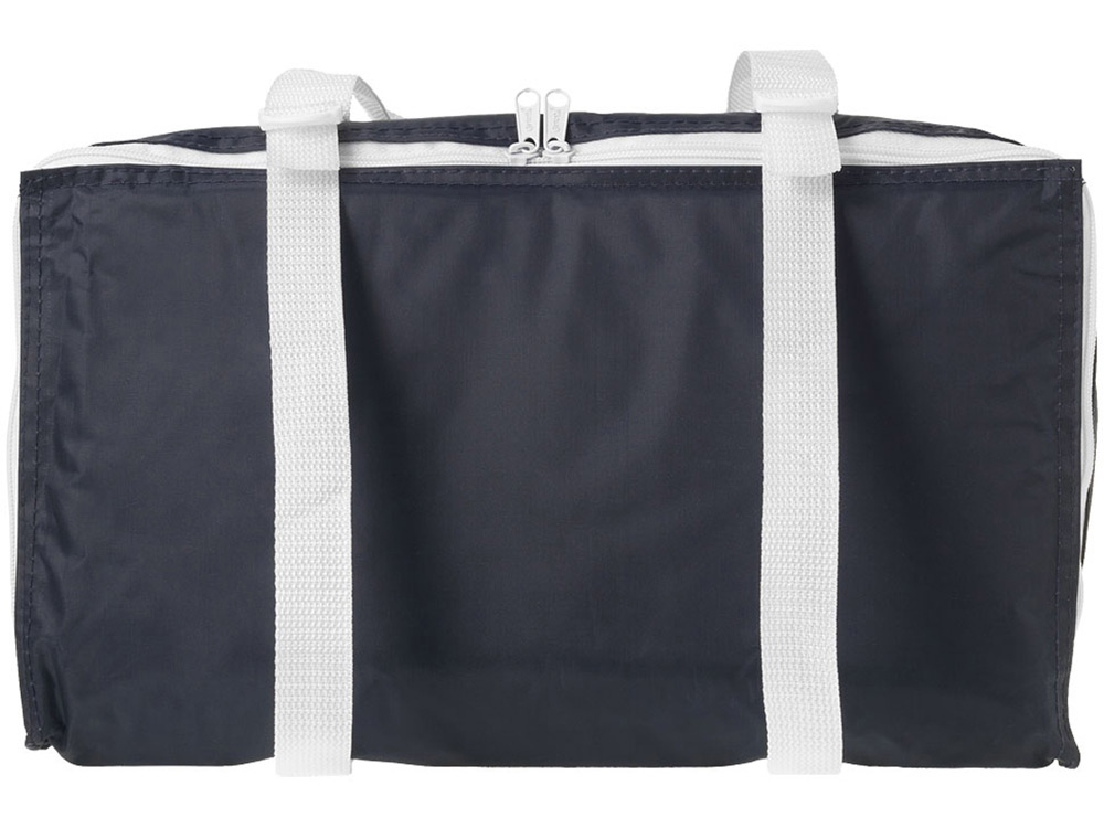Сумка-холодильник Lavrik, белый/темно-синий-3