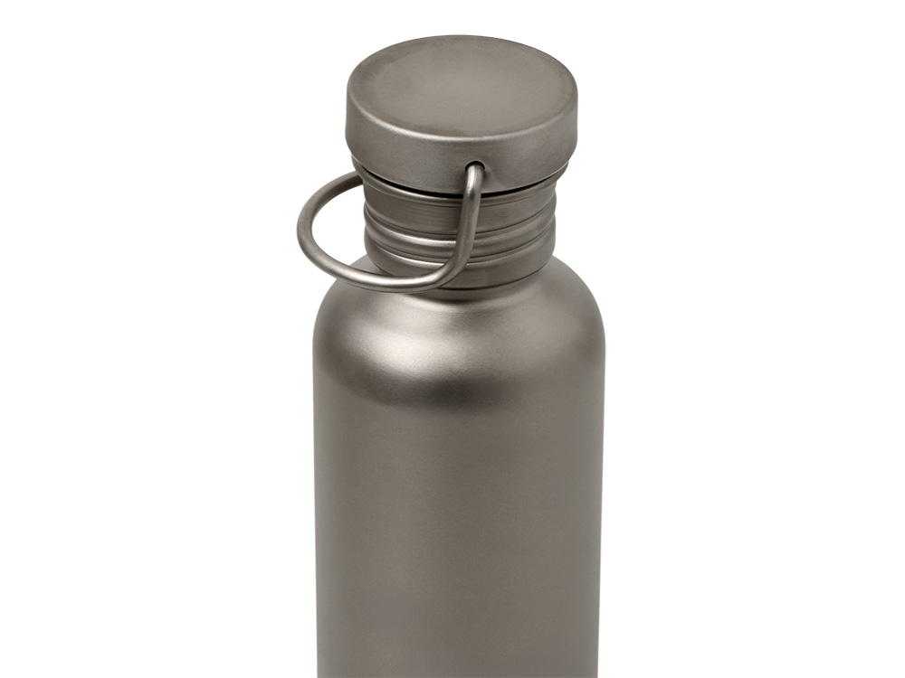 Бутылка для воды из титана Titan, 750ml, темно-серый-11