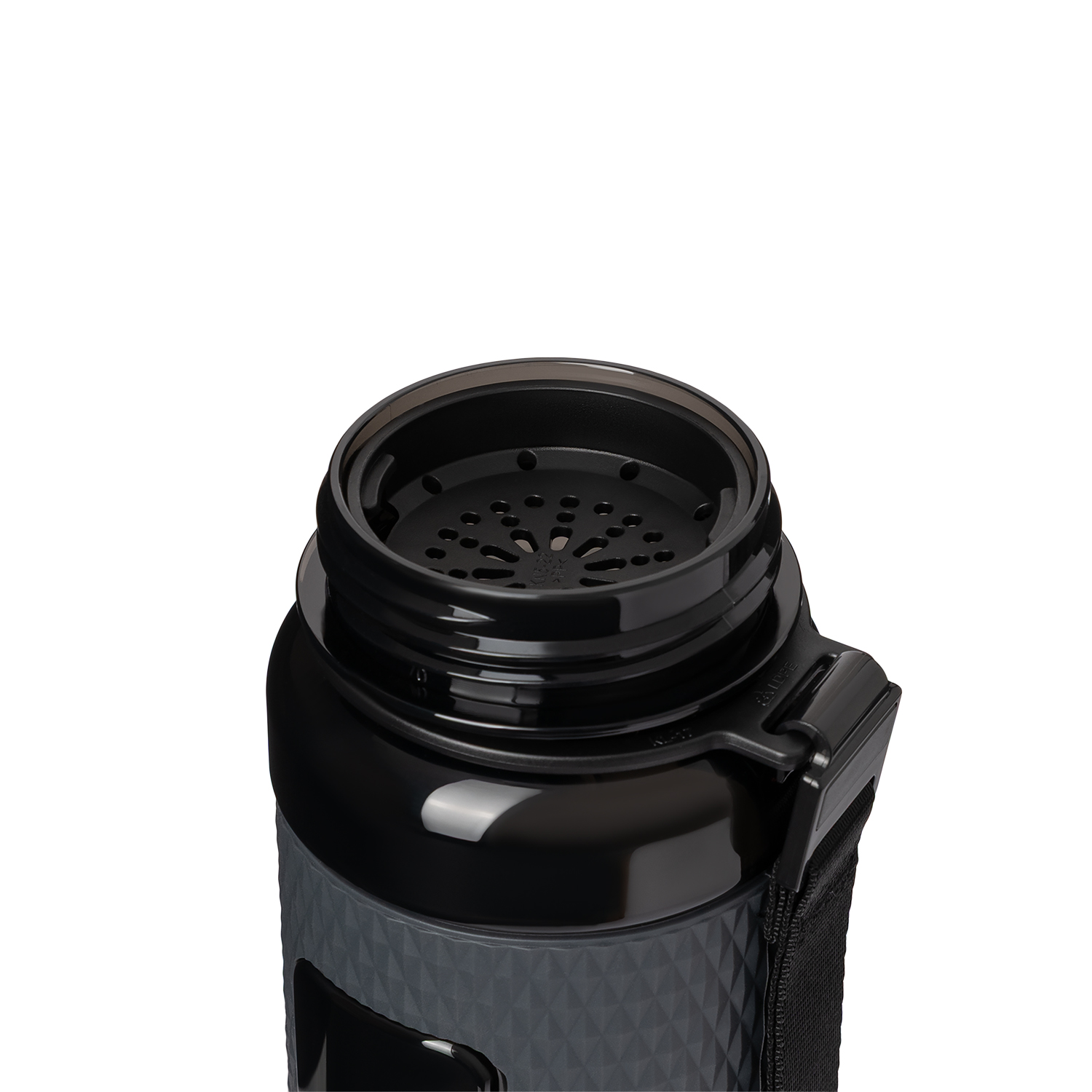 Бутылка для воды Вектор (Vector), черная-6