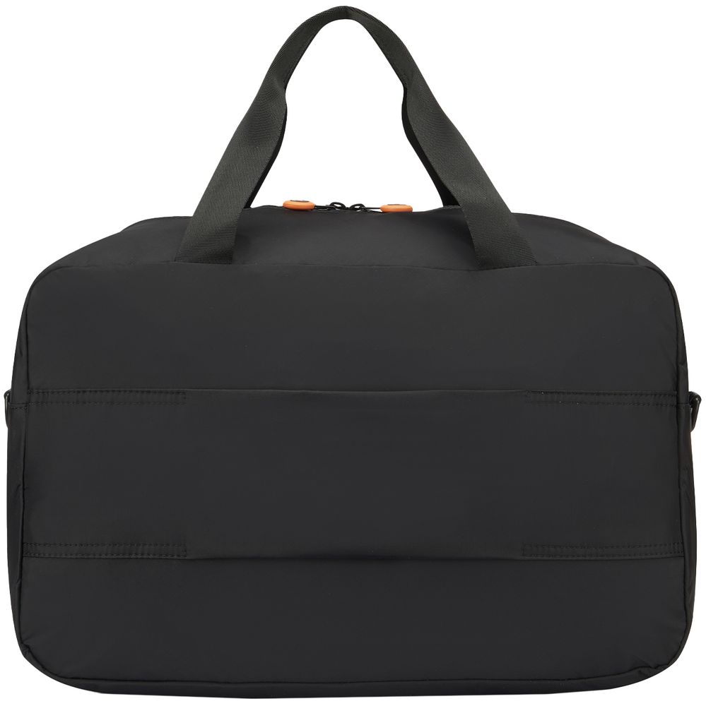 Сумка дорожная Compact Neon, черная с оранжевым-1