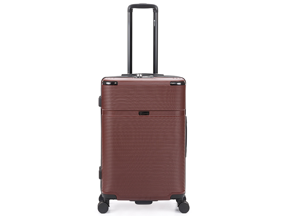 Чемодан TORBER Onego, бордовый, ABS-пластик, 79,5 х 51 х 29 см, 103 л-1