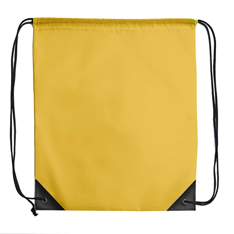 Рюкзак мешок с укреплёнными уголками BY DAY, желтый, 35*41 см, полиэстер 210D, желтый-1