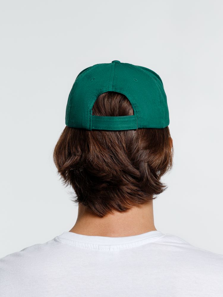 Бейсболка Promo, темно-зеленая-3