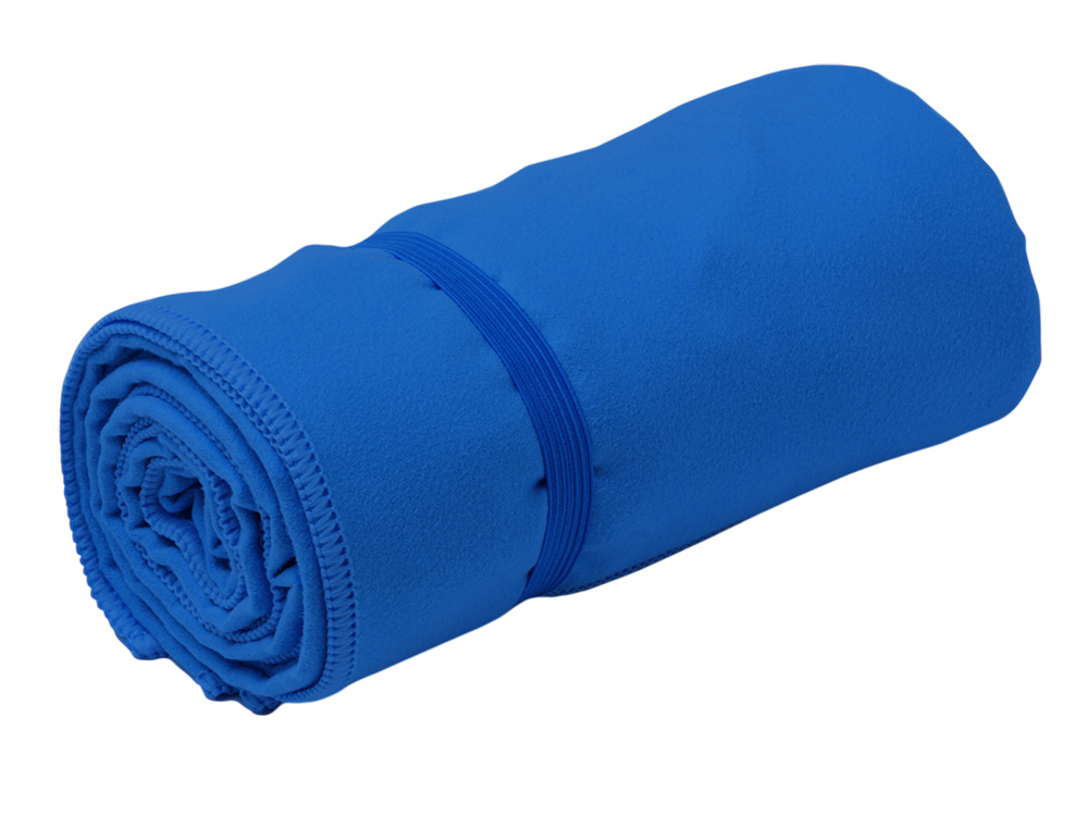 Легкое полотенце Gulpi  из микрофибры RPET с ремешком для складывания, 38*68 см, королевский синий-2