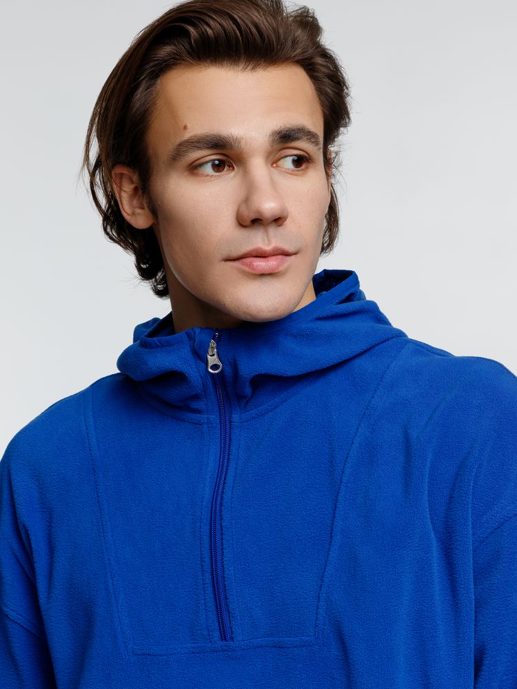 Анорак флисовый унисекс Fliska, ярко-синий-4