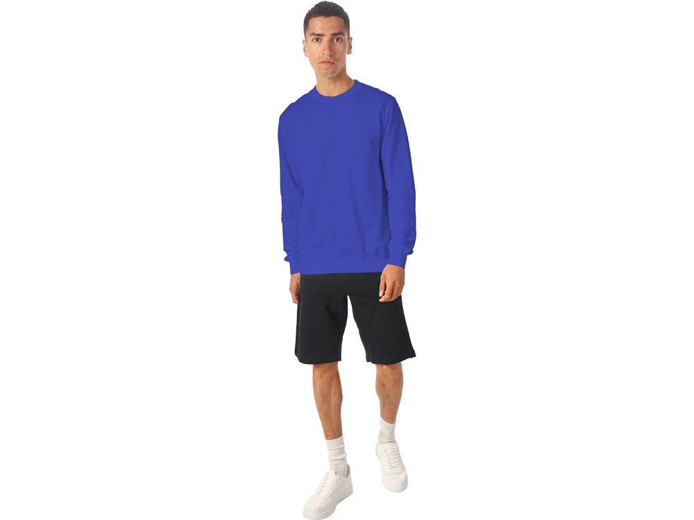 Свитшот Warsaw 220гр, унисекс, кл. синий-1