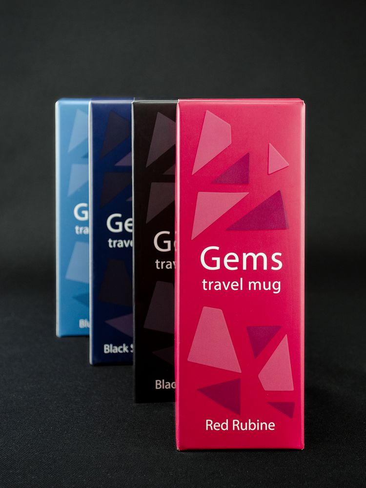 Термостакан Gems Black Morion, черный морион-8