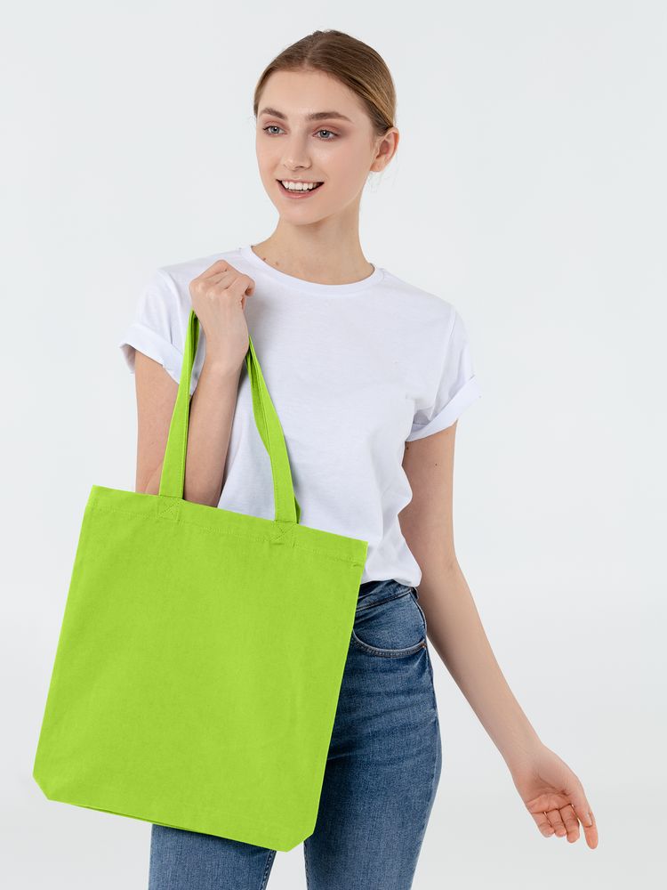 Холщовая сумка Avoska, зеленое яблоко-2