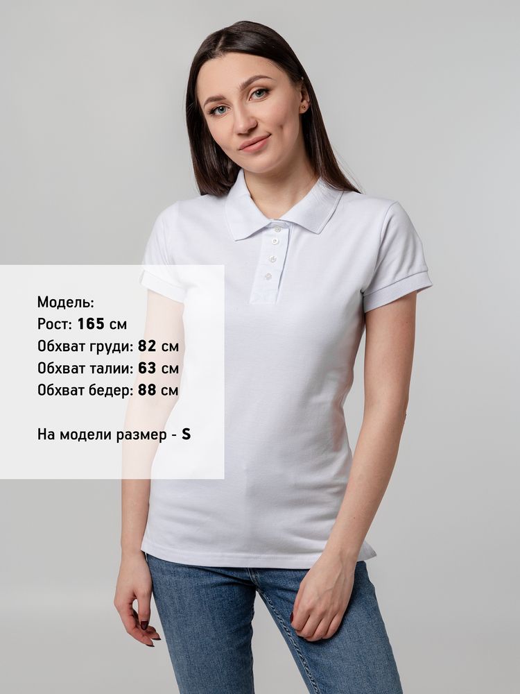 Рубашка поло женская Virma Premium Lady, белая-3