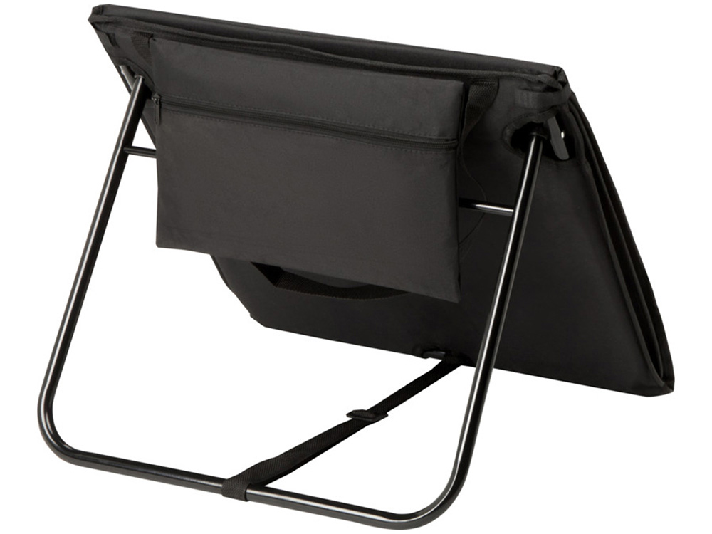 Пляжный шезлонг Serene - сплошной черный-3