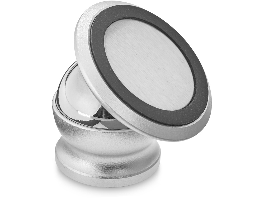 Поворотный магнитный держатель телефона Mount, серебристый-0