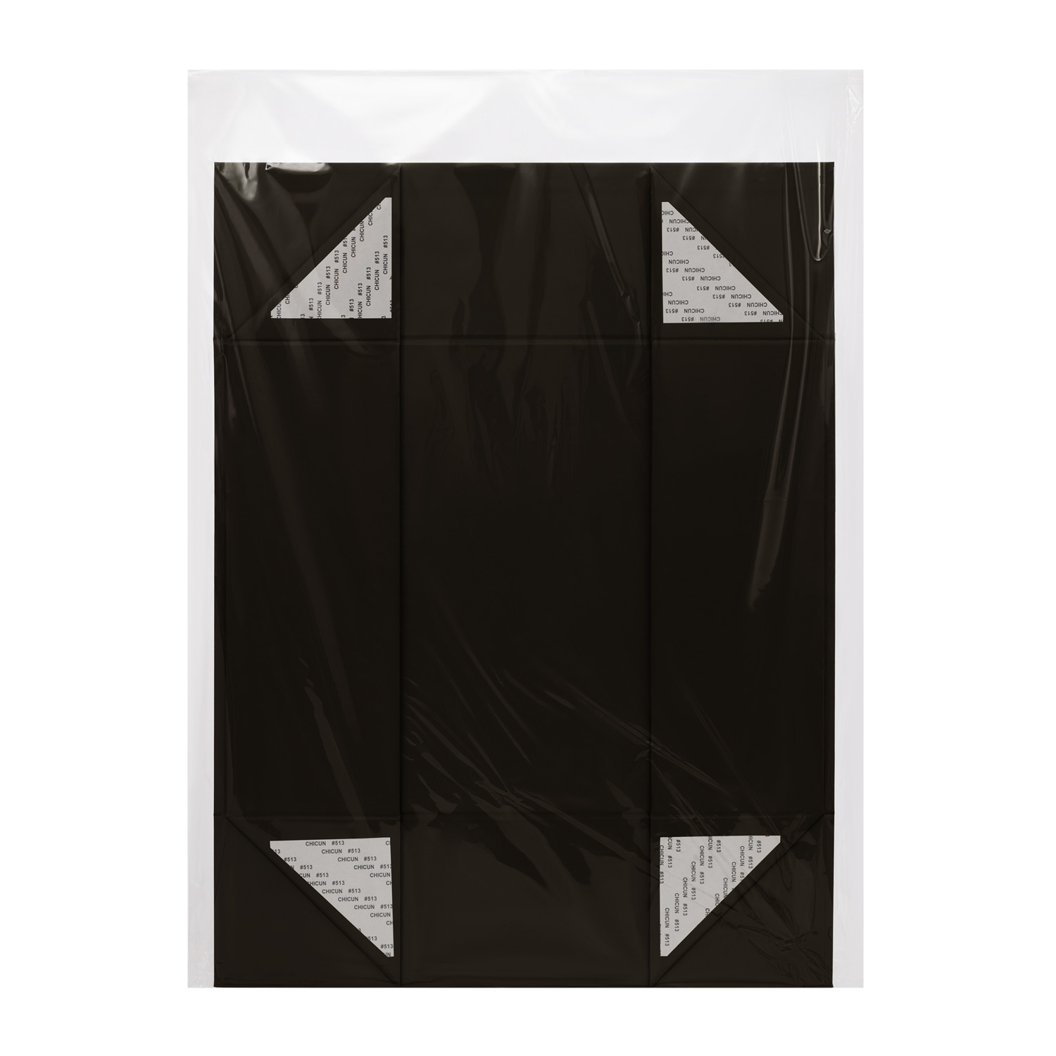 Подарочная коробка-трансформер большая, черная-4