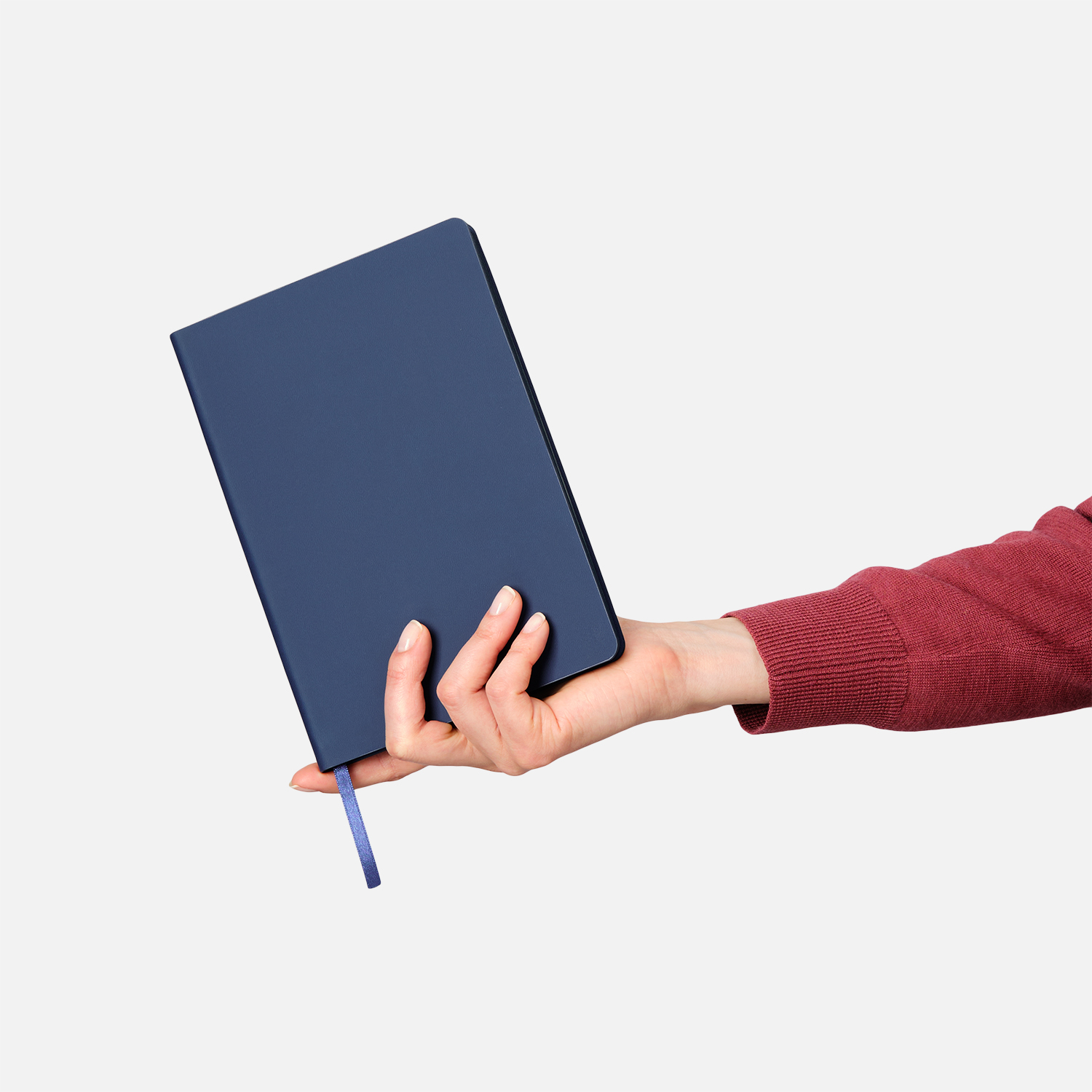 Ежедневник Latte soft touch недатированный, синий-9