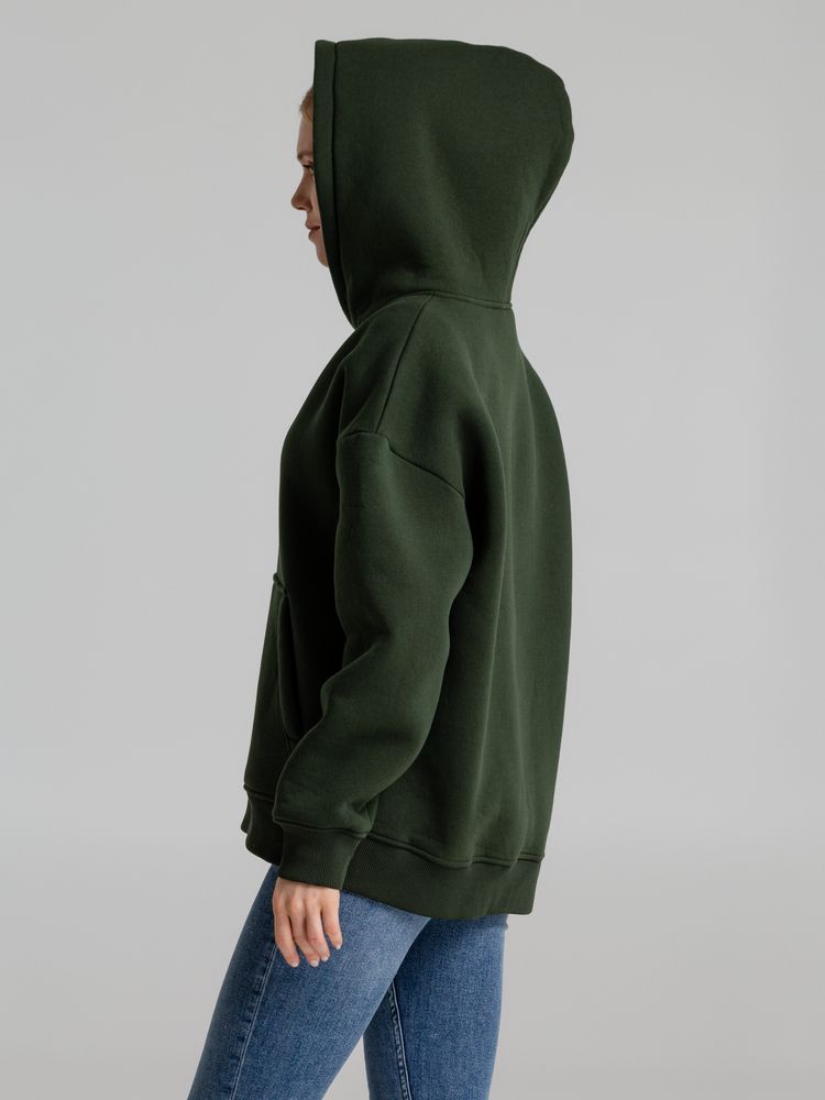 Худи Kulonga Oversize, темно-зеленый (хаки)-5