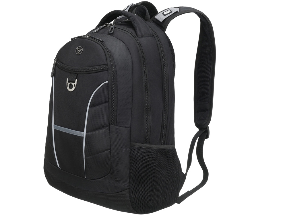 Рюкзак TORBER XPLOR с отделением для ноутбука 15, чёрный, полиэстер 600D, 35x20x47 см, 33л-1