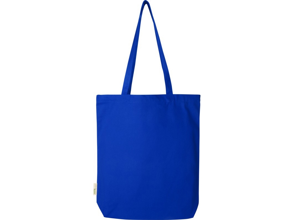 Orissa эко-сумка из органического материала GOTS, плотностью 270 г/м² - Ярко-синий-2