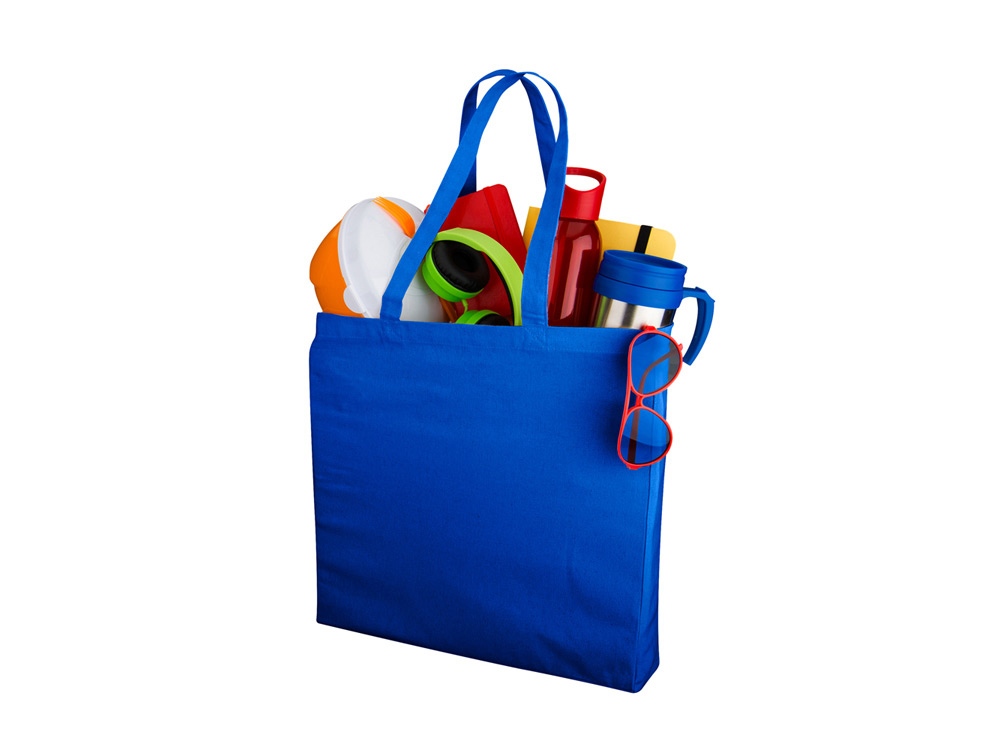 Сумка Odessa хлопковая, ярко-синий-1