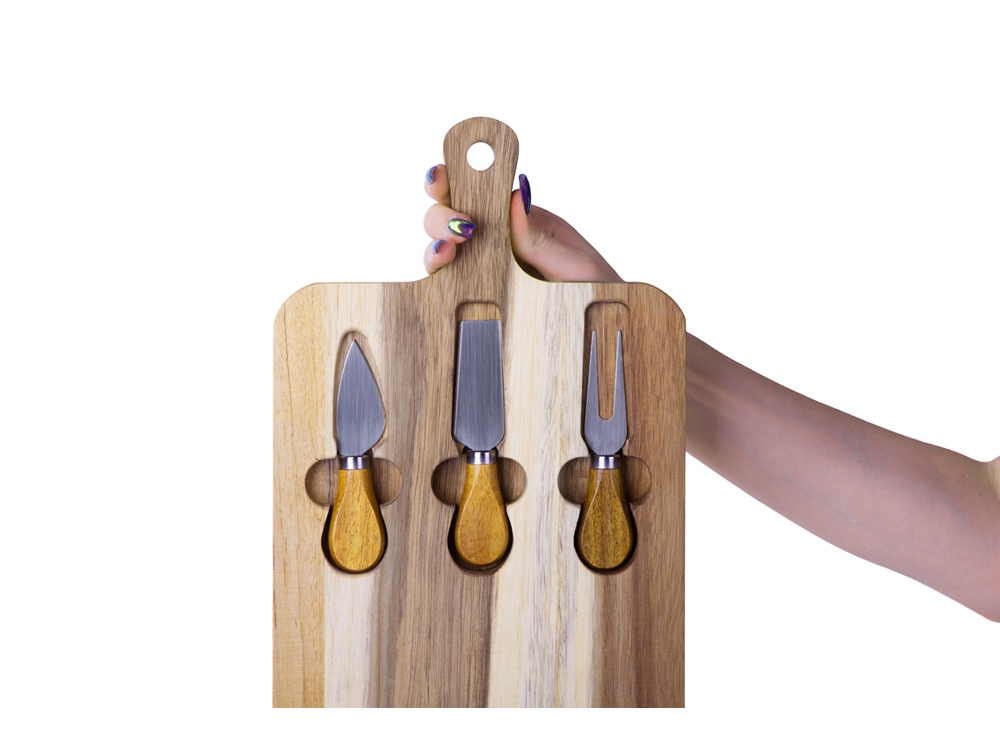 Набор для сыра из акации Parmesan-11