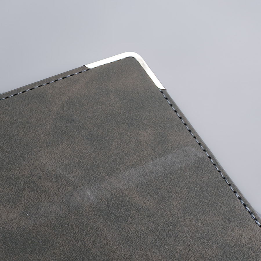 Обложка для паспорта Luma,темно-серая, темно-серый-6
