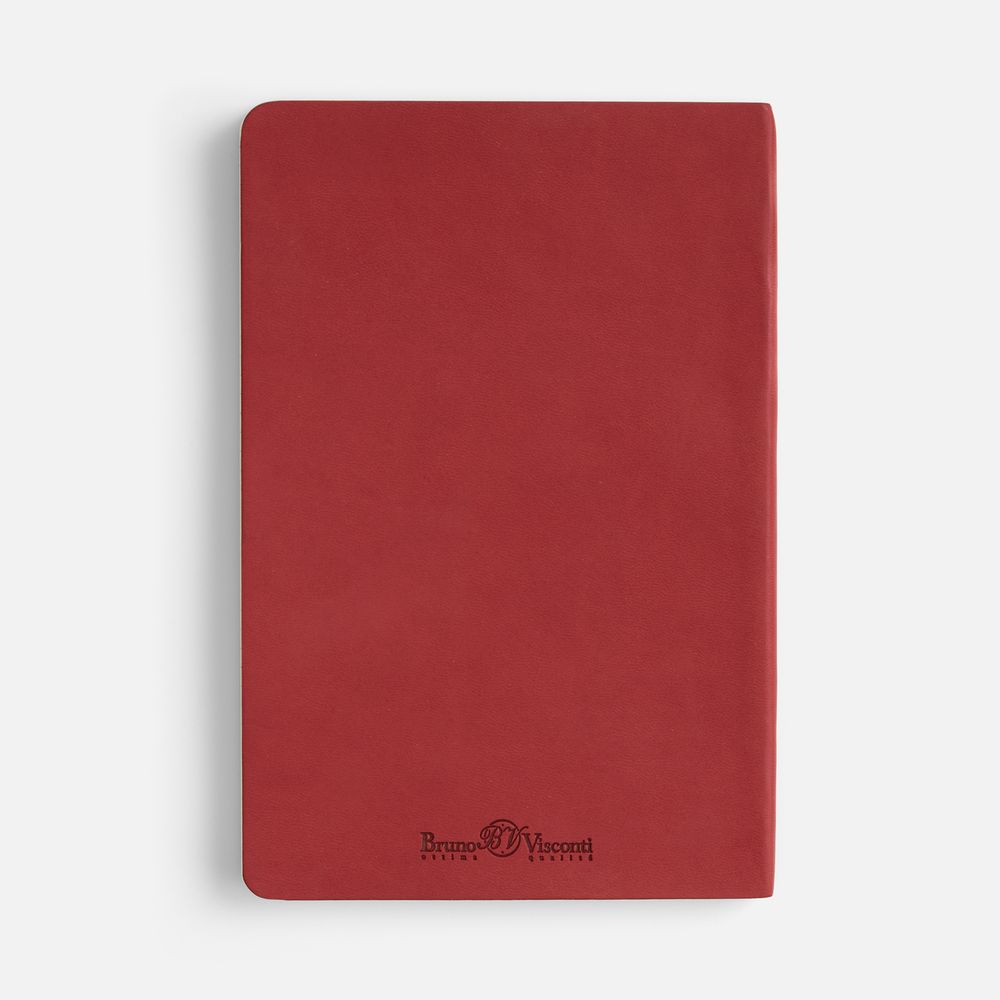 Бизнес-блокнот Megapolis Flex, бордовый-1